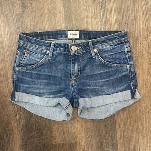 Hudson Denim Shorts - Hampton Cuffed in color Hack, Size 26